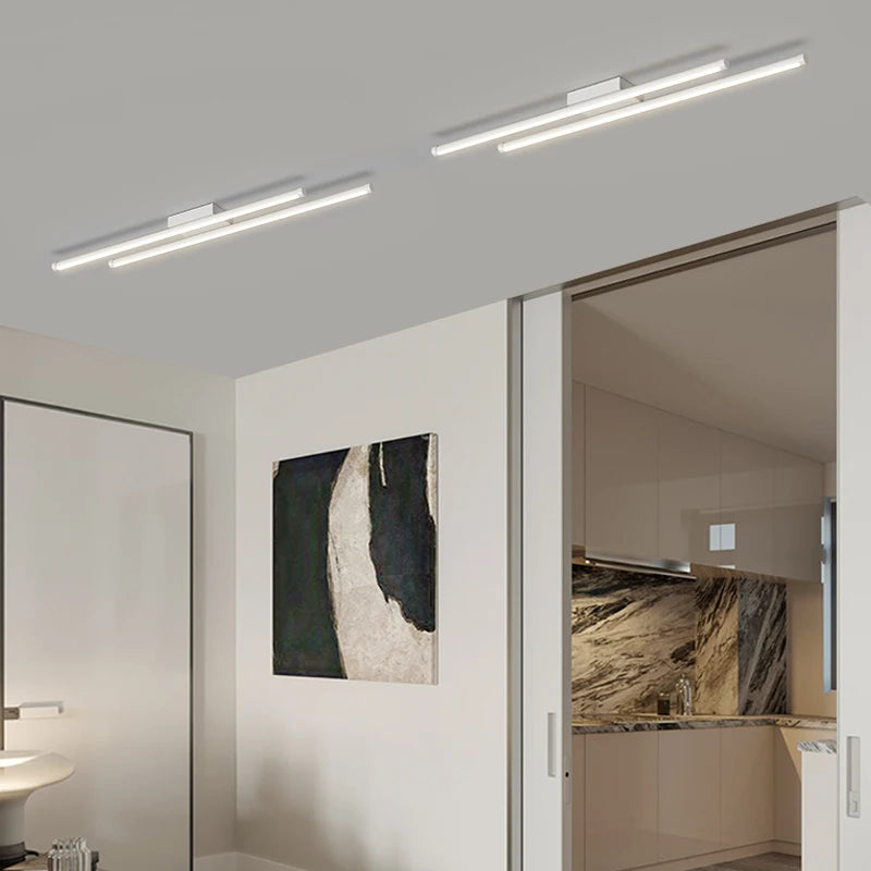 Ultra-slim modern minimalist ceiling lights for Nordic entrance - vue 6 sur 30