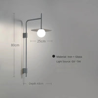 Minimalist wall light for modern interior decoration