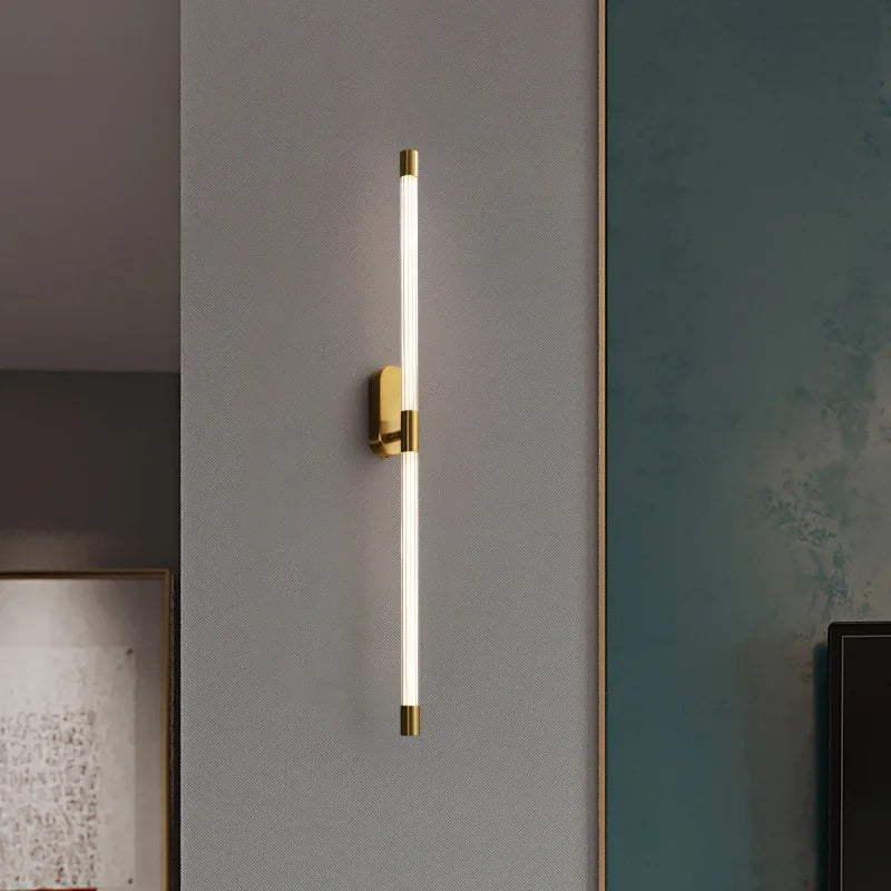 applique murale led minimaliste en acrylique avec gradation