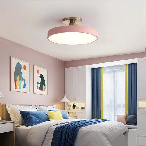Nordic creative macaron minimalist romantic LED lamp - vue 5 sur 13
