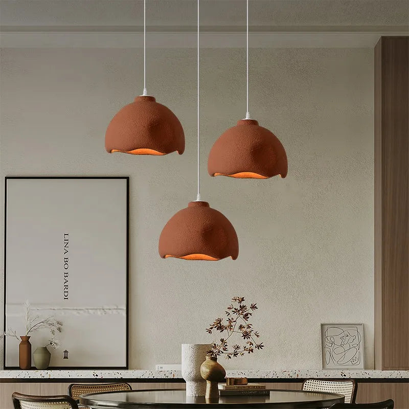 lustre moderne suspendu en résine pour décoration intérieure - vue 5 sur 8