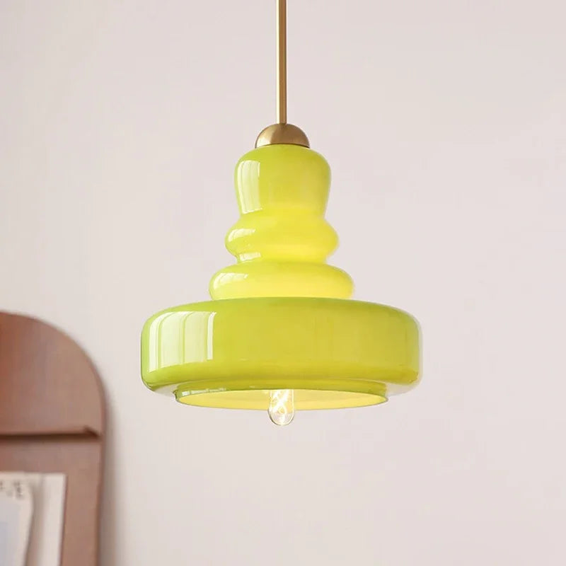 Bauhaus Glass Pendant Lights Ceiling Suspension Luminaire Hang Light Fxiture Kitchen Island Bedroom Living Dining Room - vue 4 sur 10