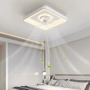 plafonnier moderne à leds avec ventilateur et télécommande