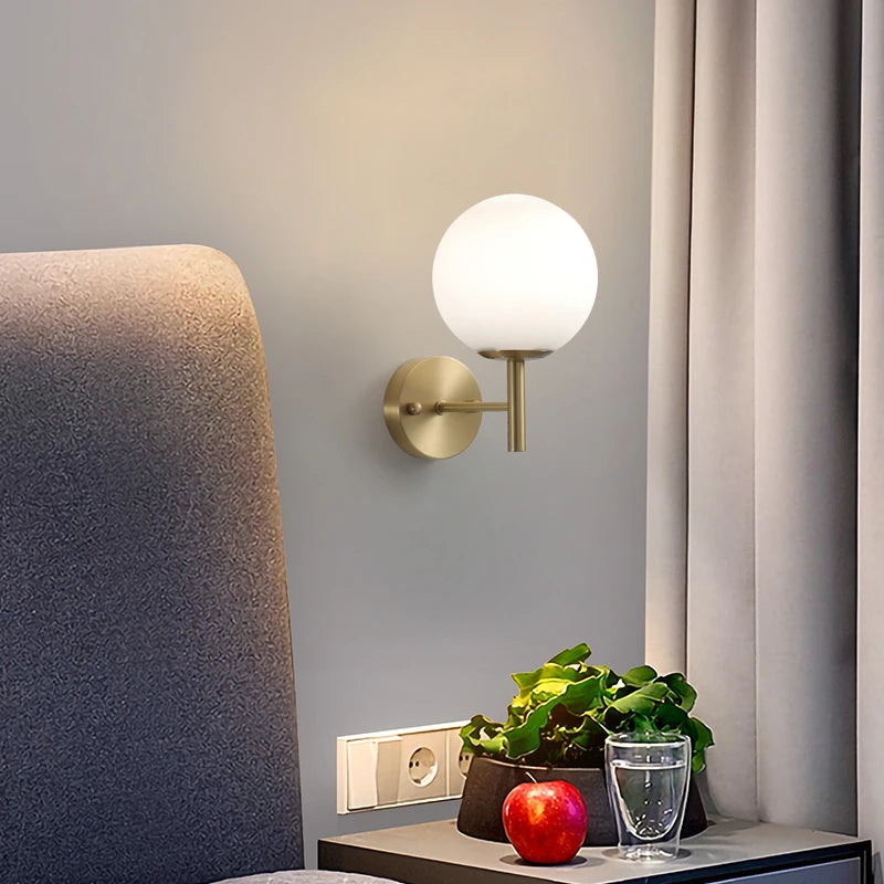 applique murale moderne en verre design pour intérieur élégant - vue 4 sur 9