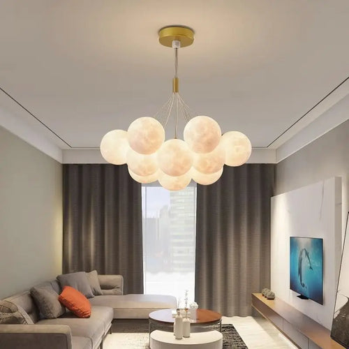 lustres modernes créatifs pour chambre d'enfant et salon