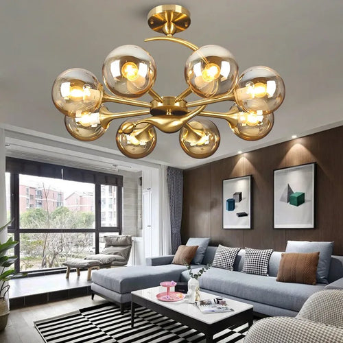 lustre nordique post-moderne simple style américain moderne - vue 4 sur 14