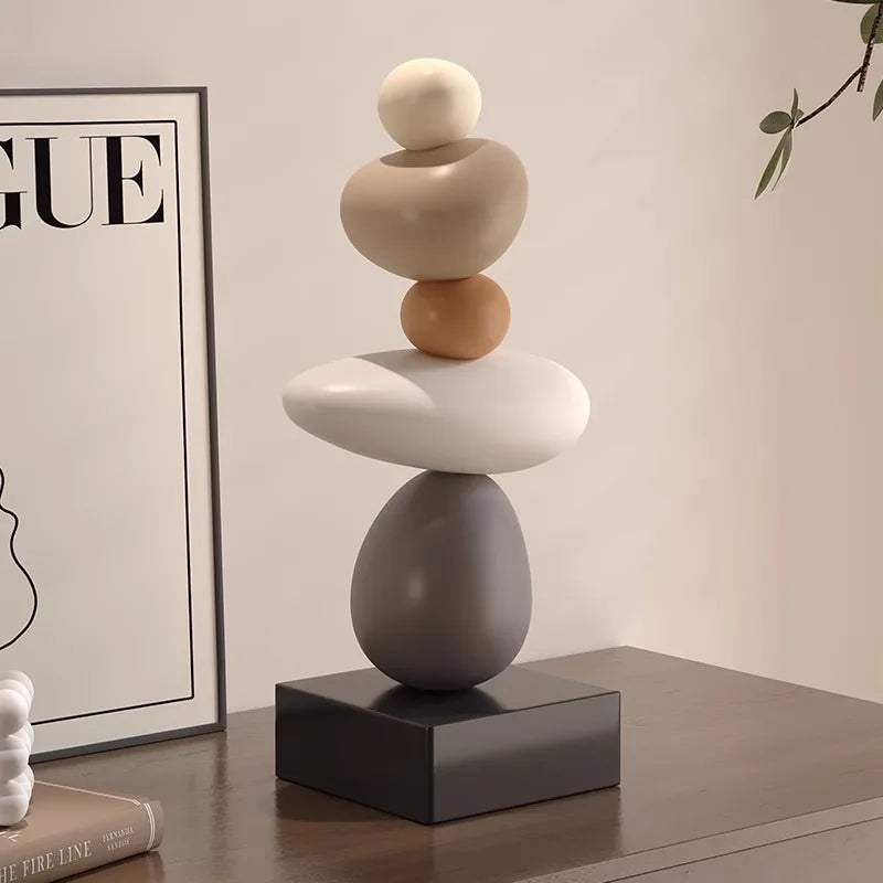 lampe à poser en pierre pour ambiance relaxante et décorative - vue 7 sur 10