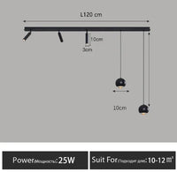 Modern minimalist LED chandeliers for elegant interior decor