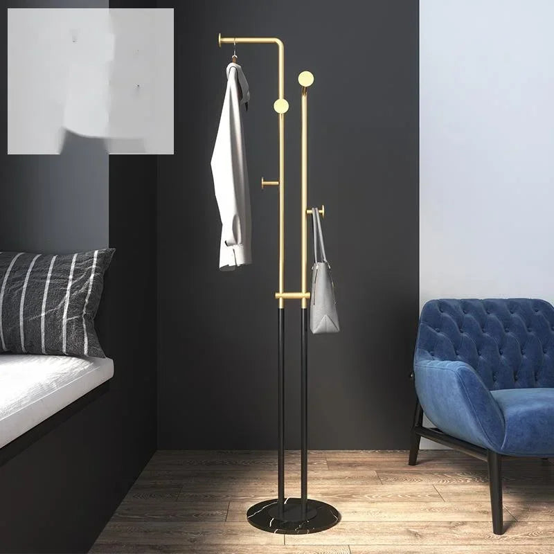 porte-manteau double tube style nordique pour intérieur et extérieur - vue 2 sur 8