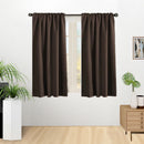 Rideau occultant moderne court pour cuisine chambre