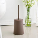 brosse de toilette moderne avec couvercle design élégant accessoires de nettoyage