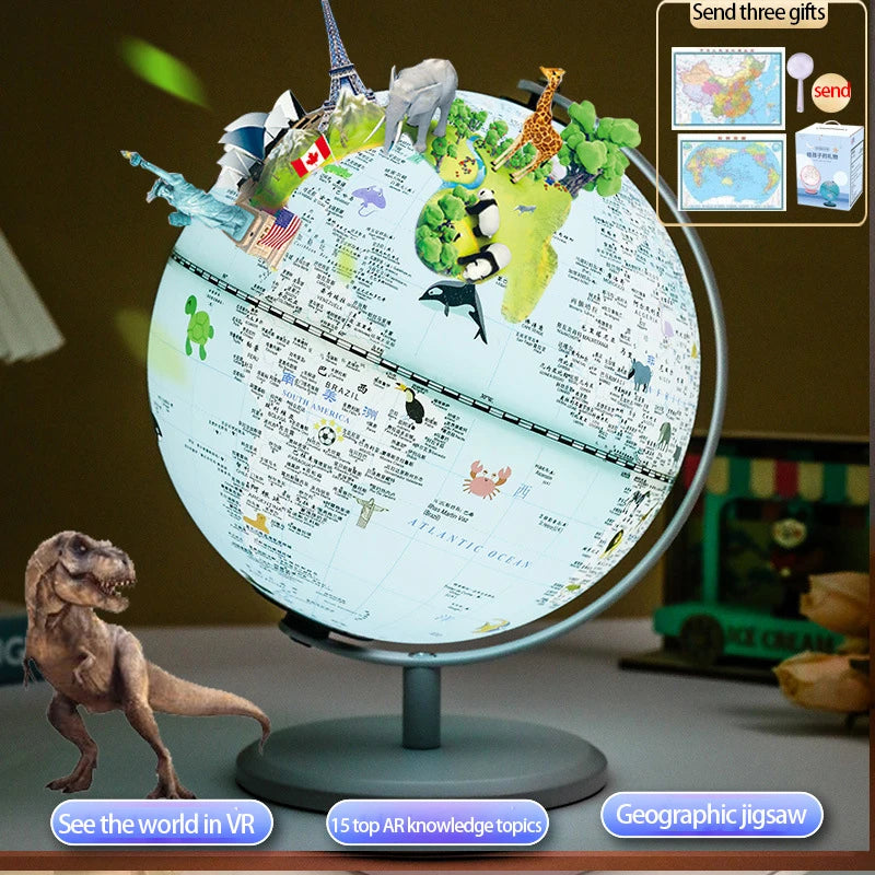 lampe de bureau intelligente avec globe cadeau créatif pour enfants - vue 10 sur 14