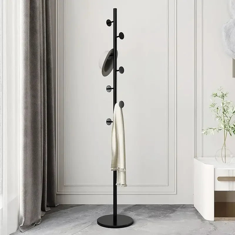 Metal Standing Holder for Purse, Tree with Light, Luxury Rock Plate Base, Marble Scarf and Bag Rack, Minimalist Stand - vue 11 sur 22