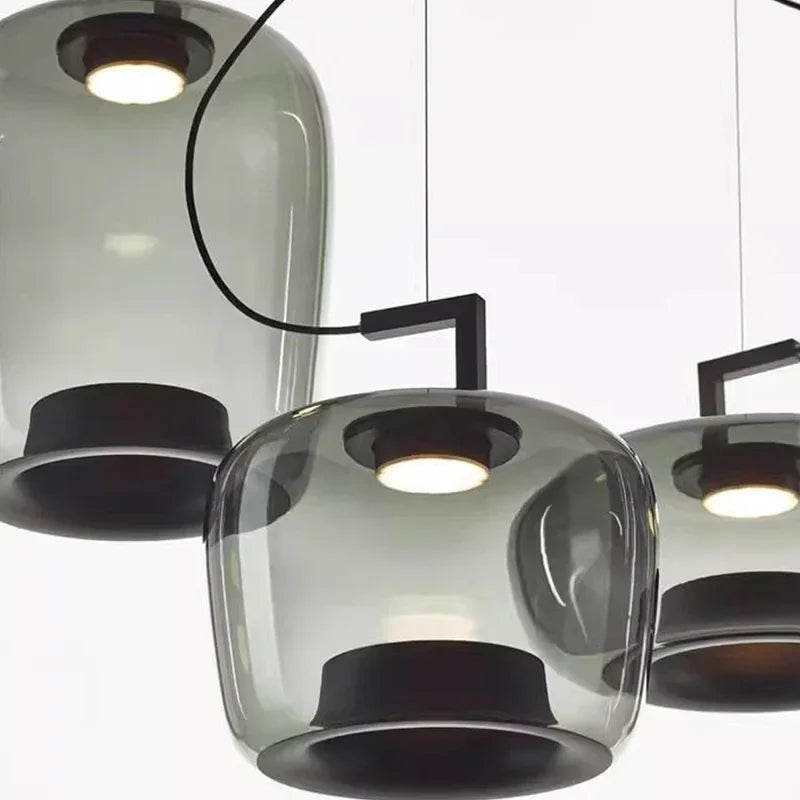 lustre nordique moderne led art suspension lumière luxe décor