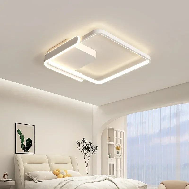 Plafonnier Led circulaire minimaliste moderne - vue 3 sur 10