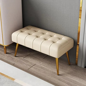 Multifunctional stool for entryway and stylish storage