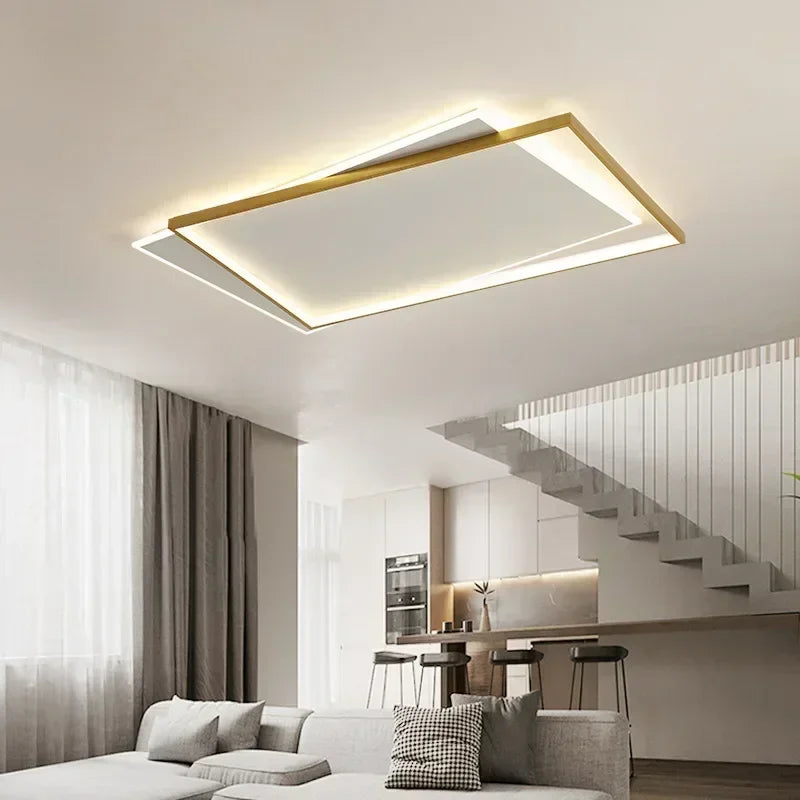 plafonnier moderne à leds pour décoration intérieure élégante - vue 6 sur 14