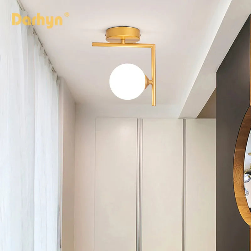 Plafonnier LED design nordique passerelle - vue 4 sur 10
