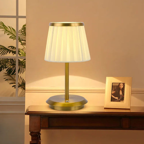 Lampe table LED USB plissée éclairage - vue 3 sur 7