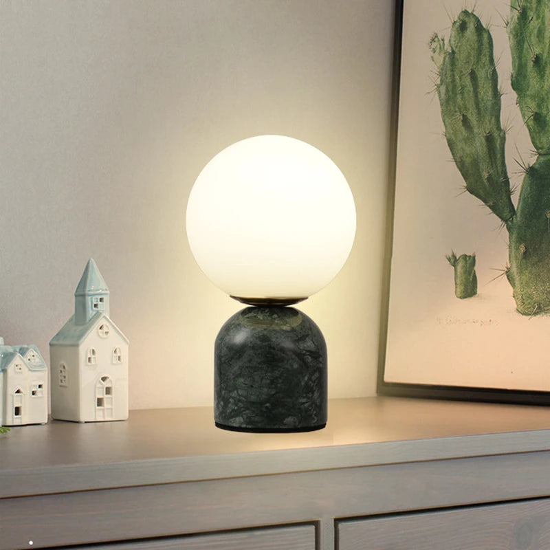 Lampe de chevet en marbre - vue 3 sur 9