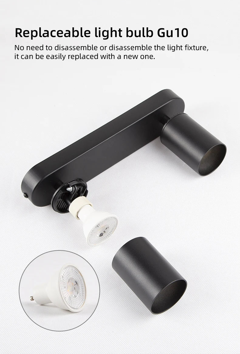spot led remplaçable pour décoration intérieure moderne et élégante - vue 11 sur 10