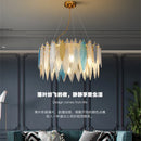 lustre en verre nordique pour décoration intérieure élégante