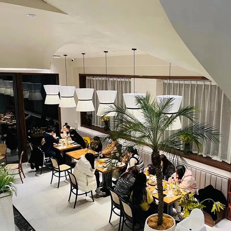 suspension moderne en tissu pour éclairage intérieur décoratif - vue 4 sur 15