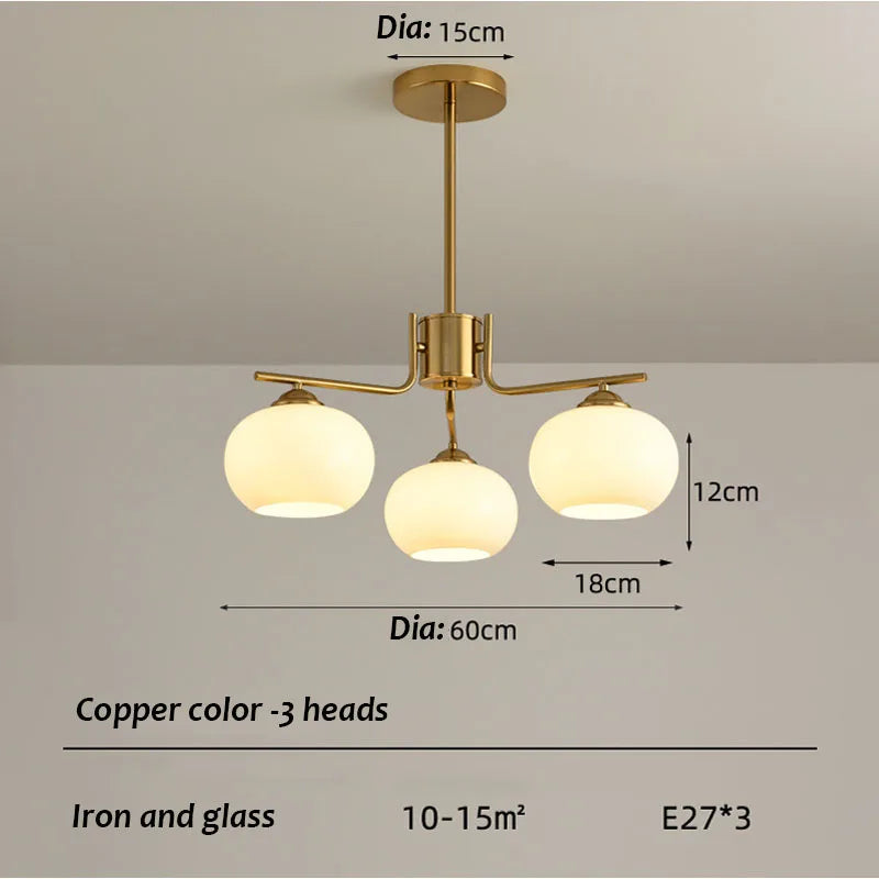 Vintage French style iron pendant light for interior decoration