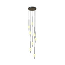 Nordic Staircase Long Chandelier Villa Duplex Chandelier Modern Light Luxury Conical Acrylic Design, 2023 New Pendant Light