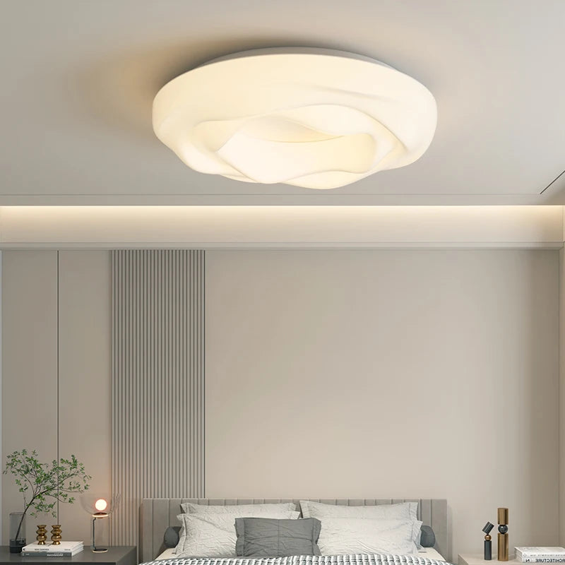 lustres style crème à spectre complet lampes créatives protection des yeux - vue 3 sur 12