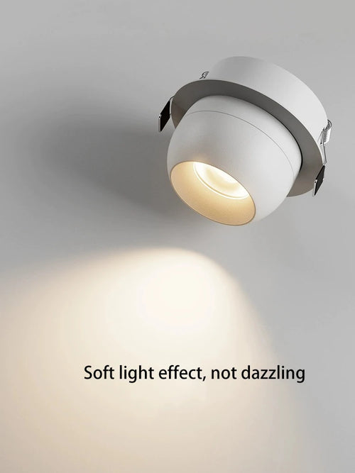 projecteur led encastrable avec angle réglable et rotation - vue 6 sur 7