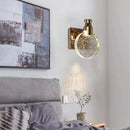 applique murale led de luxe en cristal décorative et veilleuse