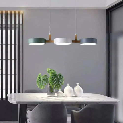 Suspension au design nordique moderne en bois