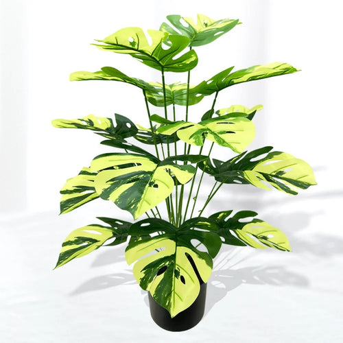 plante artificielle feuilles de tortue pour décoration intérieure - vue 2 sur 25