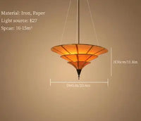 lustre bouddhiste asiatique pour décoration d'intérieur élégant