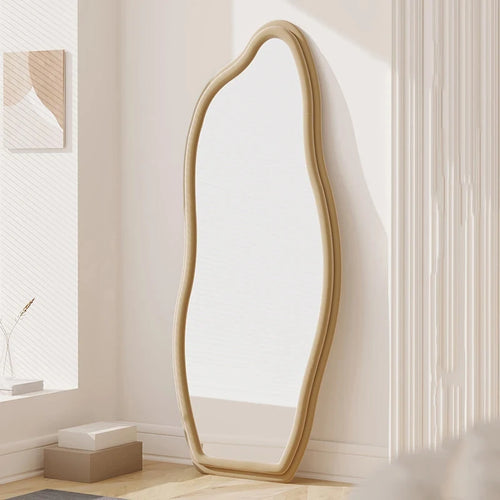 miroirs décoratifs muraux ondulés style nordique esthétique - vue 2 sur 17