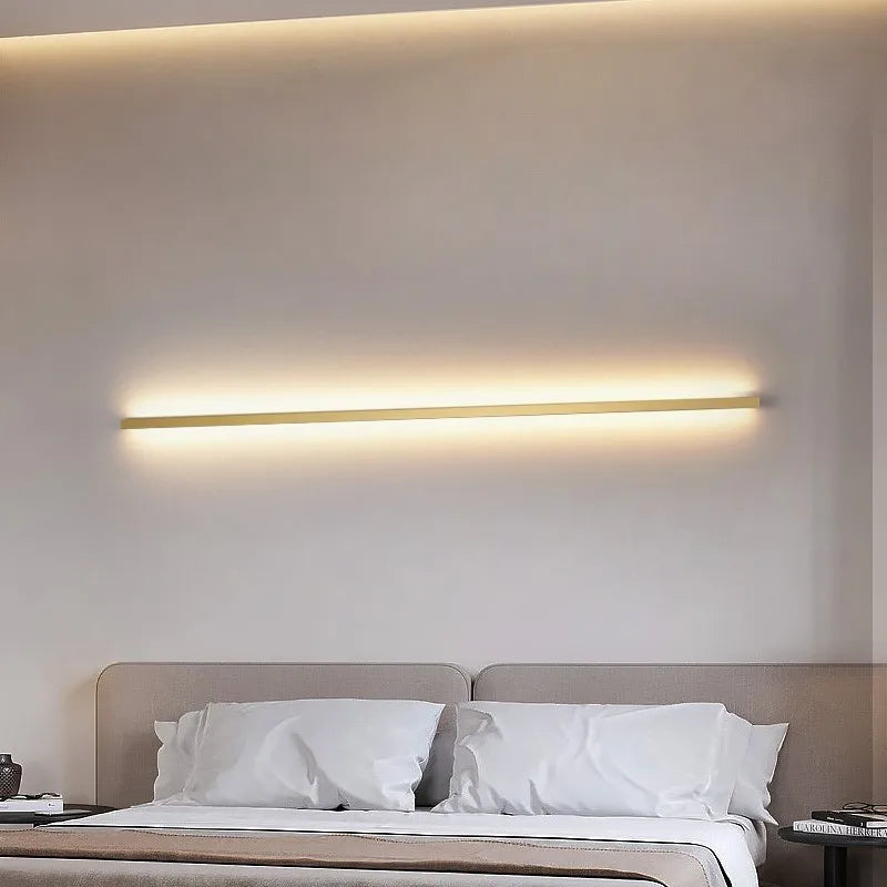 applique murale led cuboïde minimaliste en aluminium avec télécommande gradable
