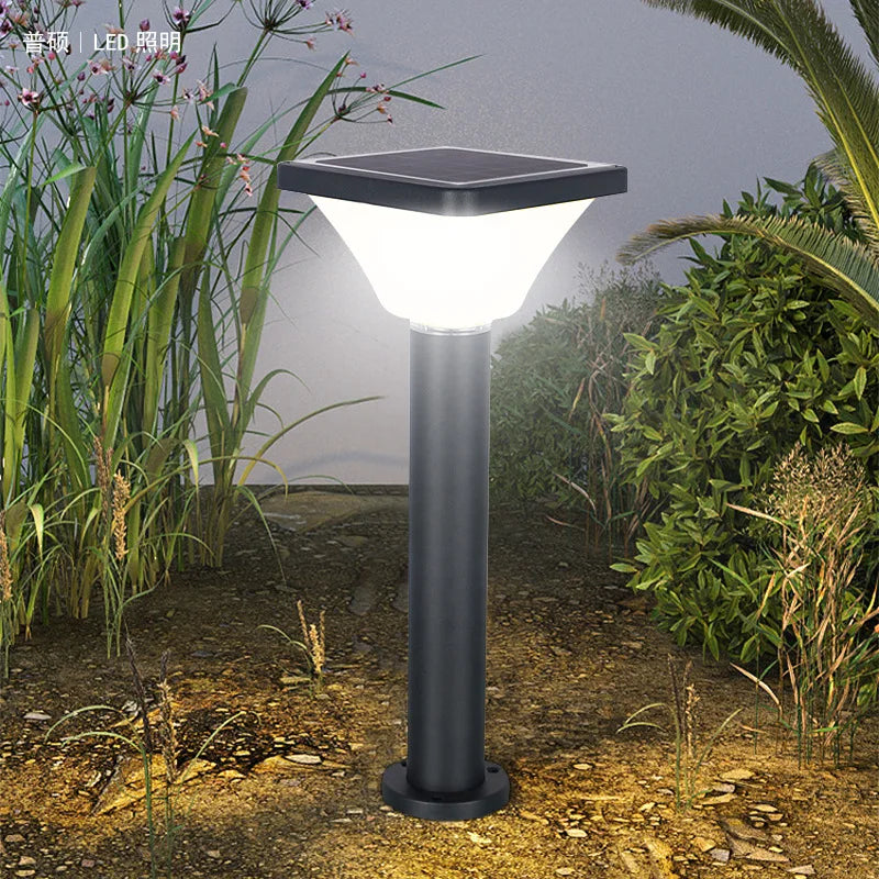 lampes solaires modernes pour décoration de jardin écologique - vue 3 sur 8