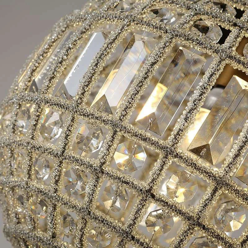 suspension en cristal k9 style médiévale française pour décoration intérieure - vue 6 sur 8