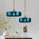 suspension design nordique en verre moderne pour loft et bar