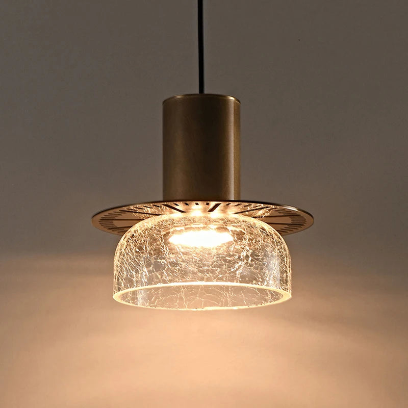 suspension créative en verre pour éclairage intérieur réglable - vue 6 sur 12