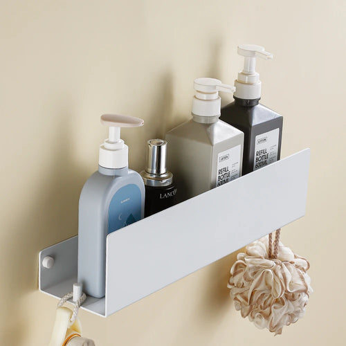 etagère de douche avec crochet pour articles de bain et cuisine - vue 4 sur 15
