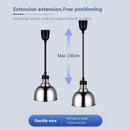 Suspension industrielle LED rétractable pour chauffage des aliments