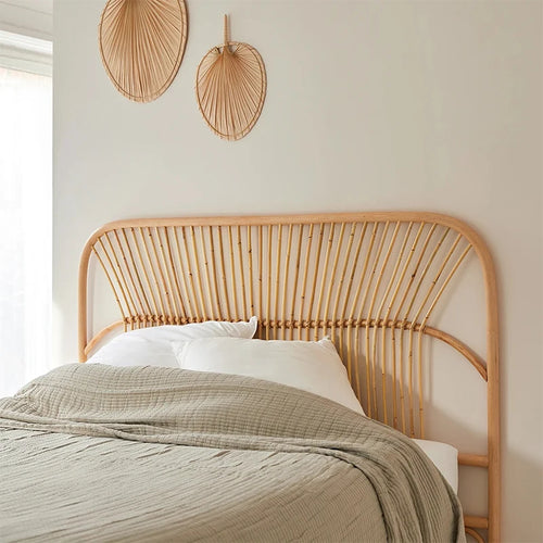 coussin en rotin pour lit et petit déjeuner style japonais - vue 2 sur 13