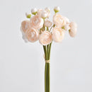 bouquet de roses artificielles pour décoration de balcon