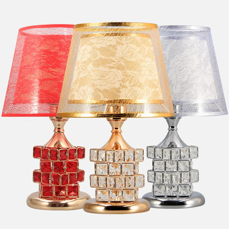 lampe de table en cristal moderne pour décoration intérieure luxe - vue 5 sur 10