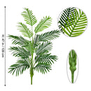 Artificial monstera plant with realistic leaves for indoor decoration