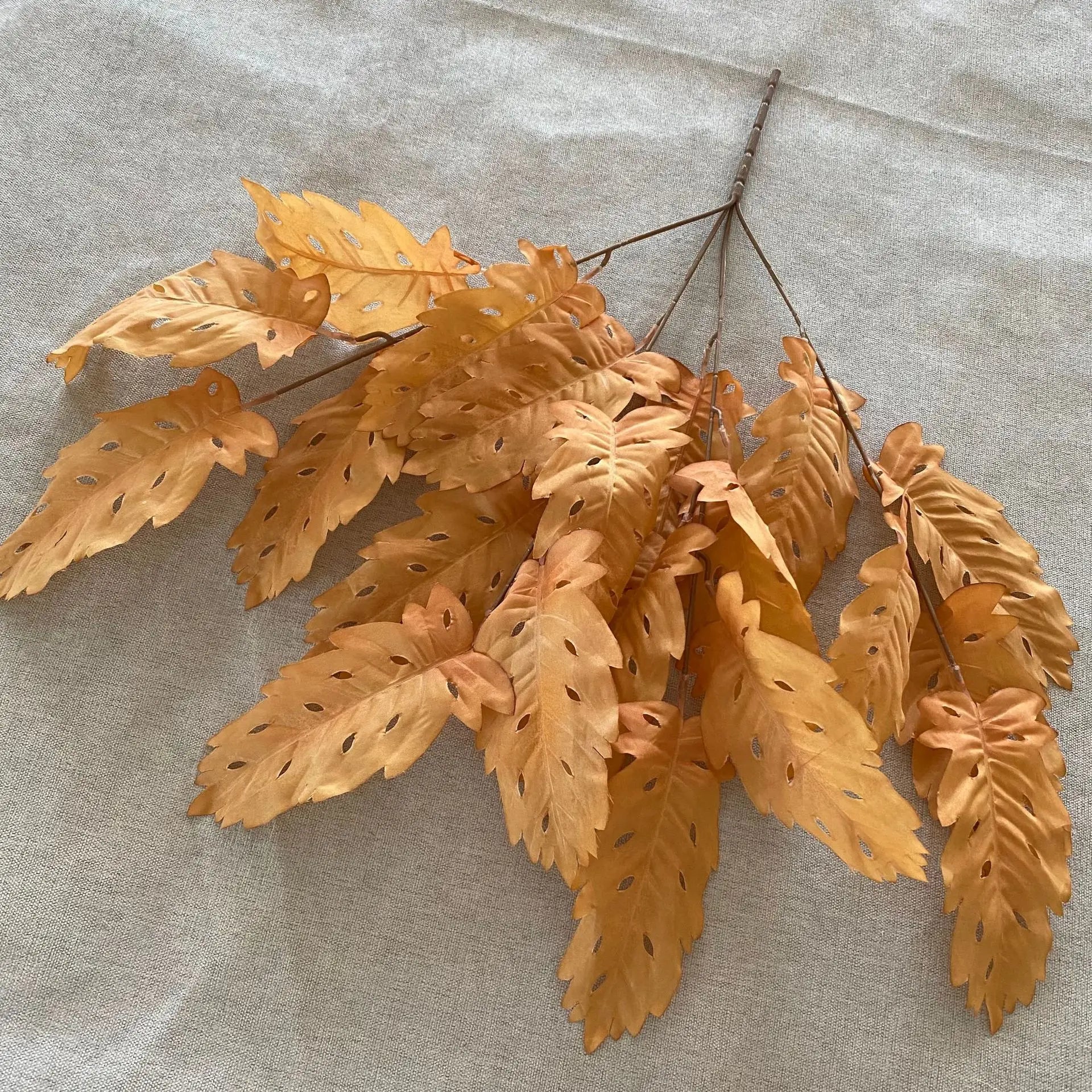 plantes artificielles feuilles de soie pour décoration florale - vue 10 sur 15