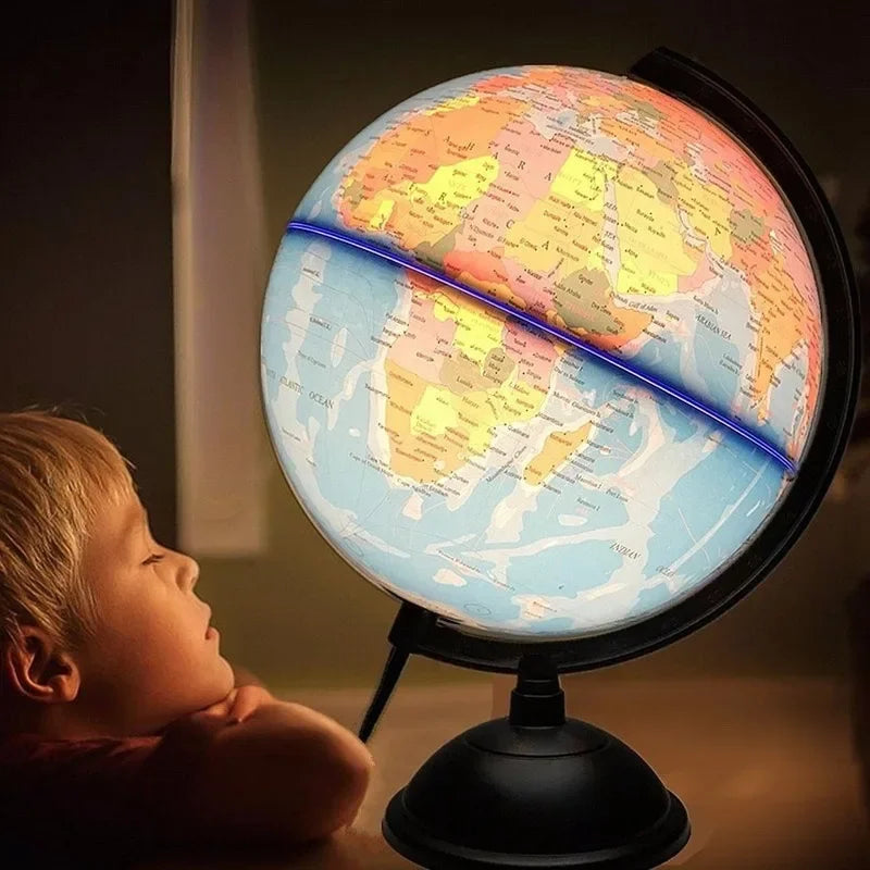 globe terrestre lumineux éducatif pour apprendre aux enfants - vue 3 sur 7