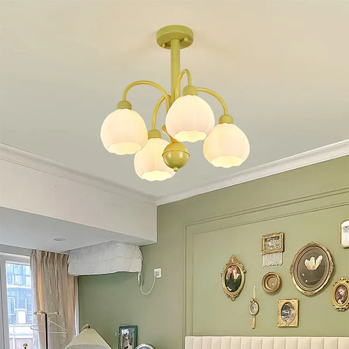 lustre abat-jour citrouille moderne 2023 en verre pour décoration maison